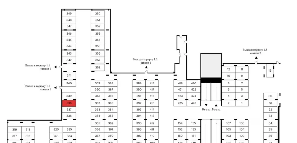 Гараж в Москва Кронштадтский бул., 9к3 (14 м) - Фото 1