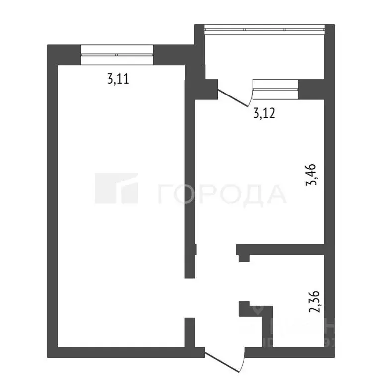 2-к кв. Алтайский край, Барнаул ул. Советской Армии, 75 (38.8 м) - Фото 2