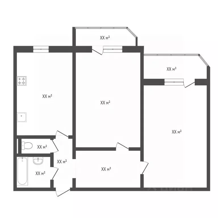 2-к кв. Тюменская область, Тюмень Широтная ул., 108к1 (64.7 м) - Фото 1