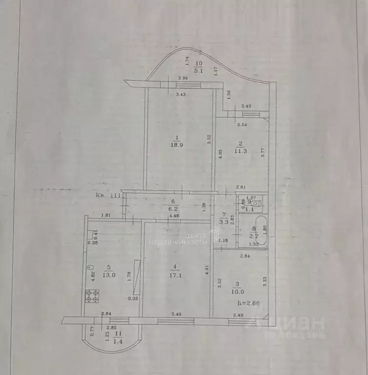 4-к кв. Татарстан, Зеленодольский район, Осиновское с/пос, с. Осиново ... - Фото 2