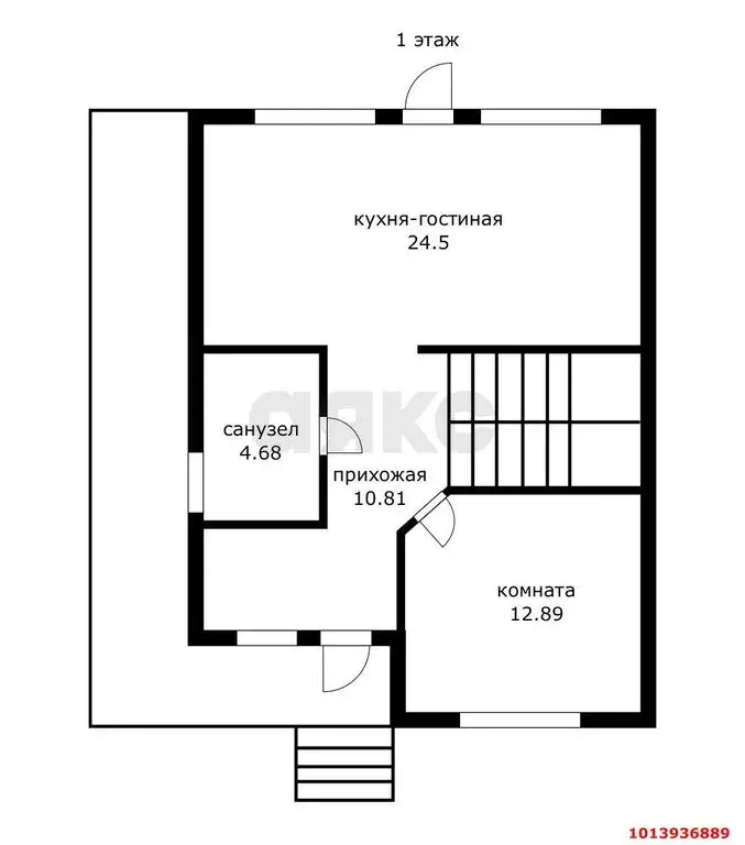 Дом в посёлок Берёзовый, Зелёная улица, 22 (124.7 м) - Фото 1