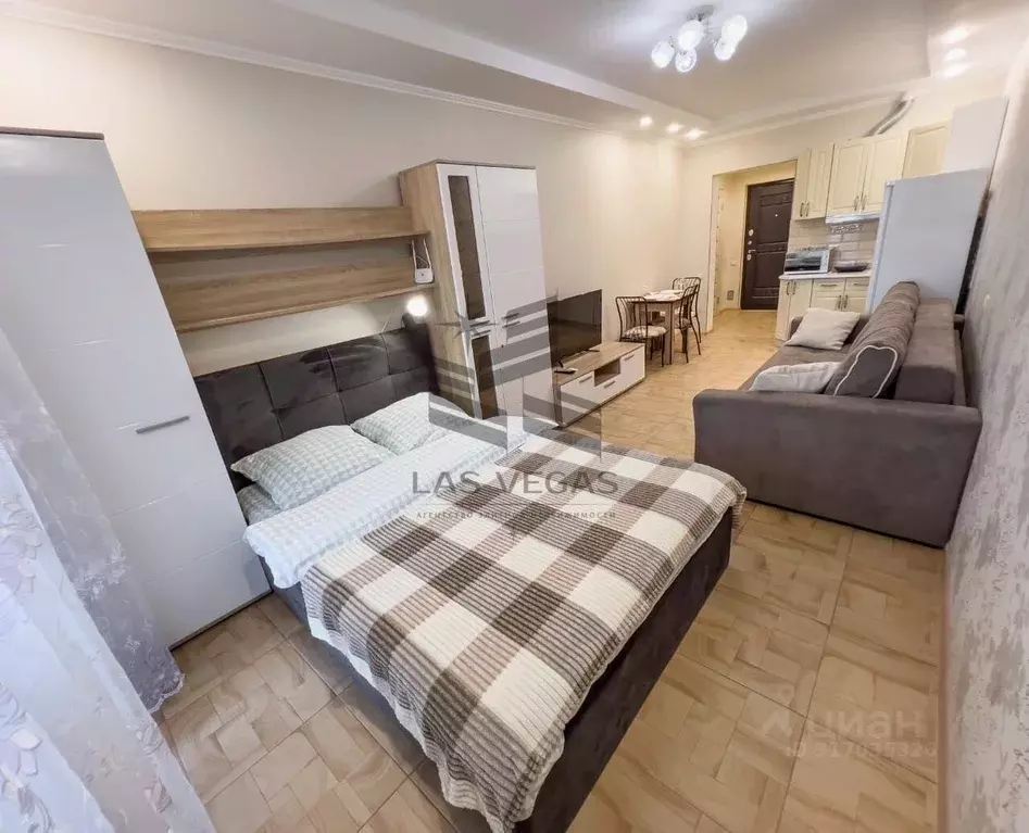 1-к кв. Краснодарский край, Сочи Бытха мкр, ул. Бытха, 41 (39.0 м) - Фото 0