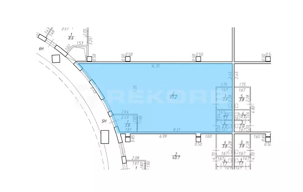 Офис в Санкт-Петербург ул. Типанова, 25к1 (98 м) - Фото 1