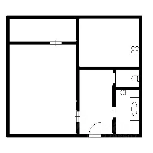 1-к кв. Самарская область, Самара Владимирская ул., 37 (32.0 м) - Фото 2