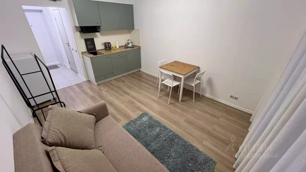 Студия Москва ул. Римского-Корсакова, 11к1 (22.0 м) - Фото 2