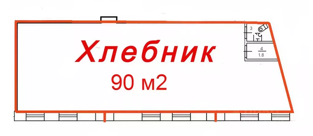 Торговая площадь в Санкт-Петербург просп. Малый Васильевского острова, ... - Фото 1