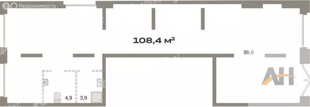 Помещение свободного назначения (108 м) - Фото 2