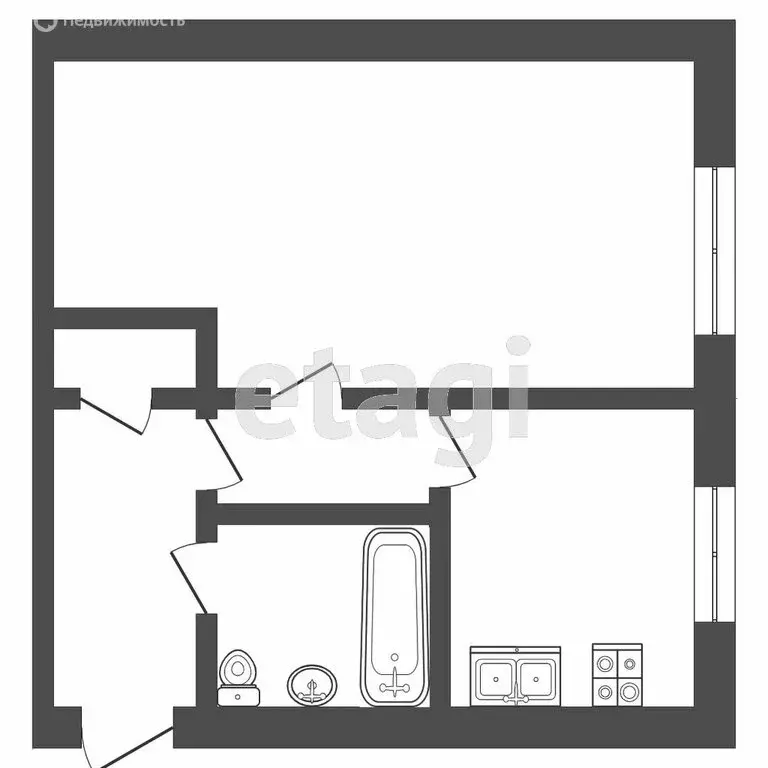 1-комнатная квартира: Тверь, проспект Победы, 25 (31.5 м) - Фото 1