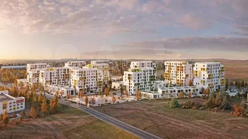 1-к. квартира, 51,9 м, 6/9 эт. - Фото 0