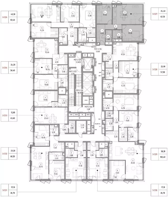 2-к кв. Москва Волгоградский просп., 32/3к4 (62.5 м) - Фото 1