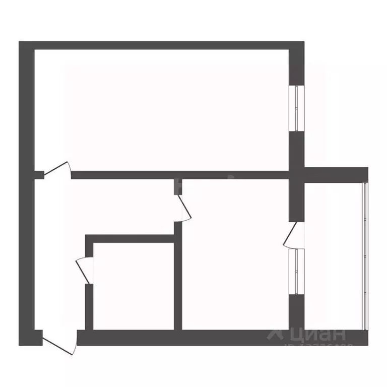 1-к кв. Амурская область, Благовещенский район, с. Чигири, 4-й мкр ул. ... - Фото 2