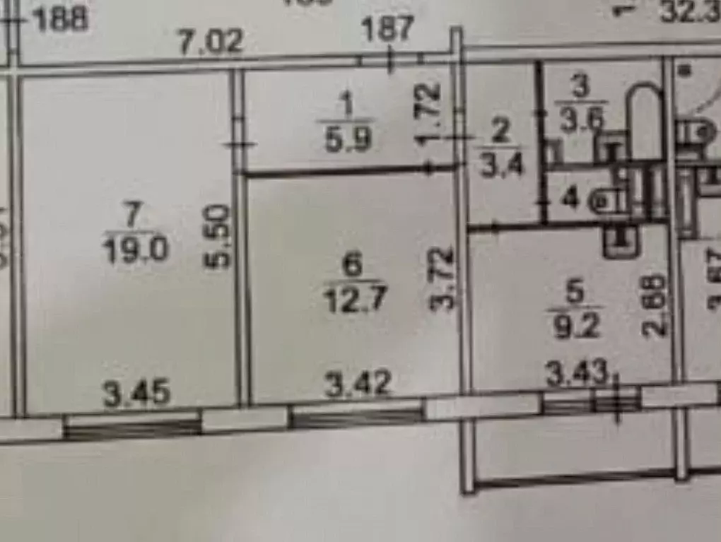 2-к кв. Новосибирская область, Новосибирск Спортивная ул., 35 (61.0 м) - Фото 1
