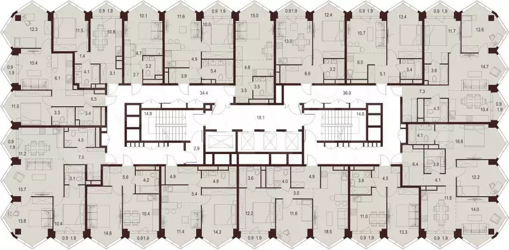 Квартира-студия, 26,8 м, 15/28 эт. - Фото 1