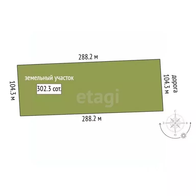 Участок в Крым, Кировский район, с. Владиславовка ул. Крымская (302.3 ... - Фото 2