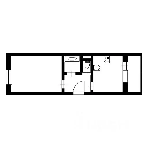 1-к кв. Ленинградская область, Всеволожский район, д. Новое Девяткино ... - Фото 2