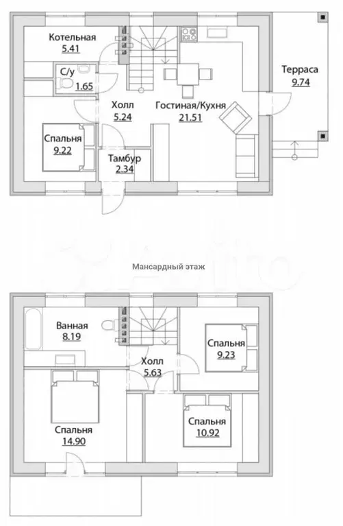 Коттедж 120 м на участке 7,5 сот. - Фото 0