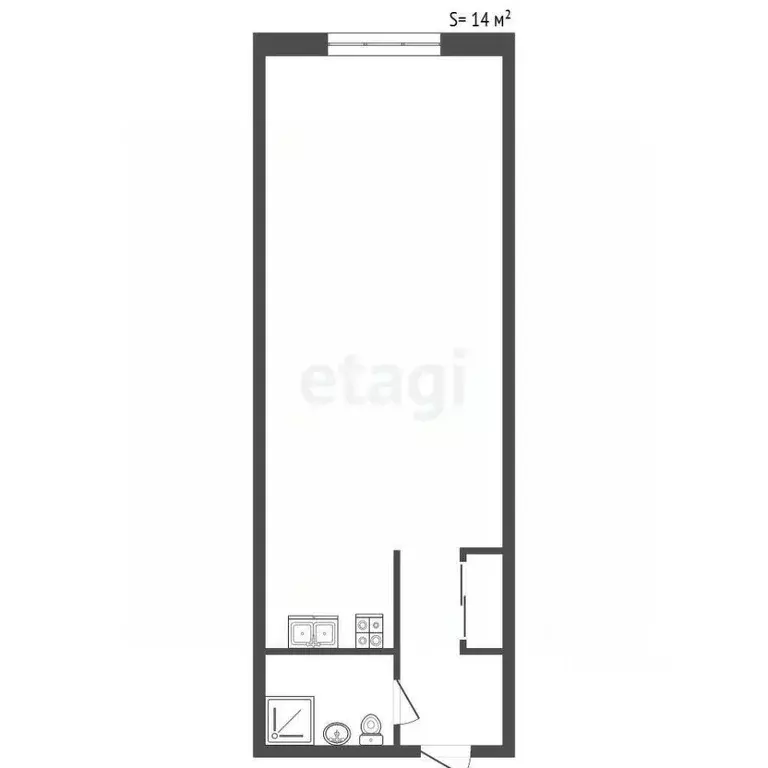 Студия Санкт-Петербург бул. Красных Зорь, 6 (14.0 м) - Фото 2