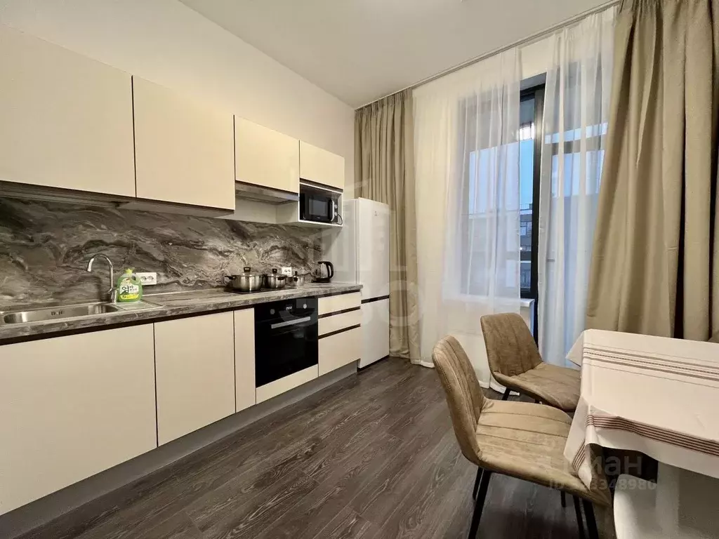 1-к кв. Санкт-Петербург ул. Александра Матросова, 1 (33.2 м) - Фото 1