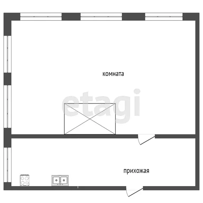 Дом в Тюменская область, Заводоуковский муниципальный округ, деревня ... - Фото 1