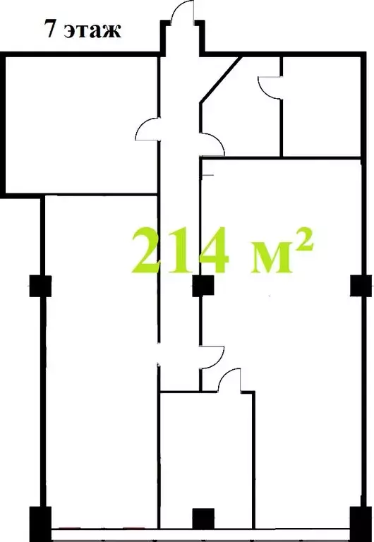Офис (214.4 м) - Фото 2