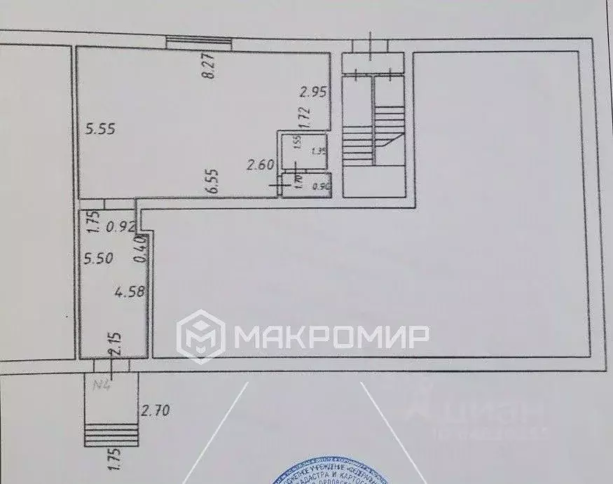 Торговая площадь в Орловская область, Мценск ул. Тургенева, 89 (57 м) - Фото 1