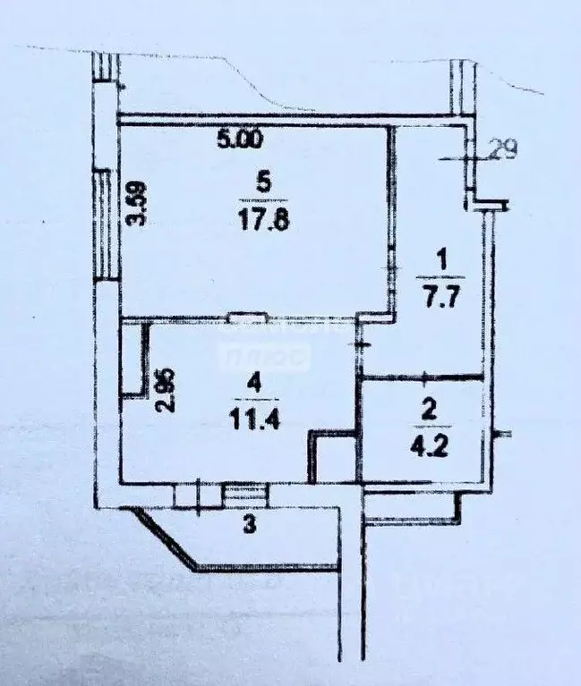 2-к кв. Московская область, Химки Ленинский просп., 1к1 (45.0 м) - Фото 2