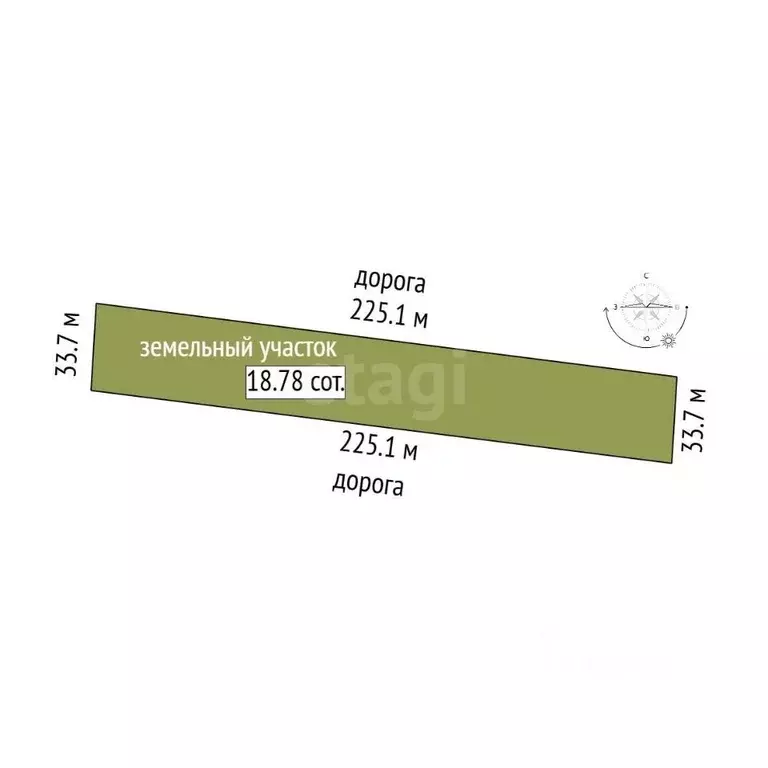 Участок в Крым, Черноморский район, Оленевское с/пос, с. Оленевка ул. ... - Фото 2