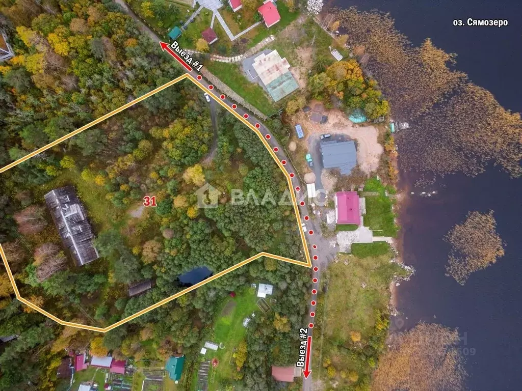 Участок в Карелия, Пряжинский район, Эссойльское с/пос, д. Сямозеро  ... - Фото 2