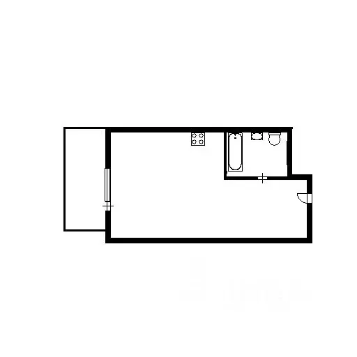 1-к кв. Новосибирская область, Новосибирск ул. Романова, 60/1 (35.8 м) - Фото 1