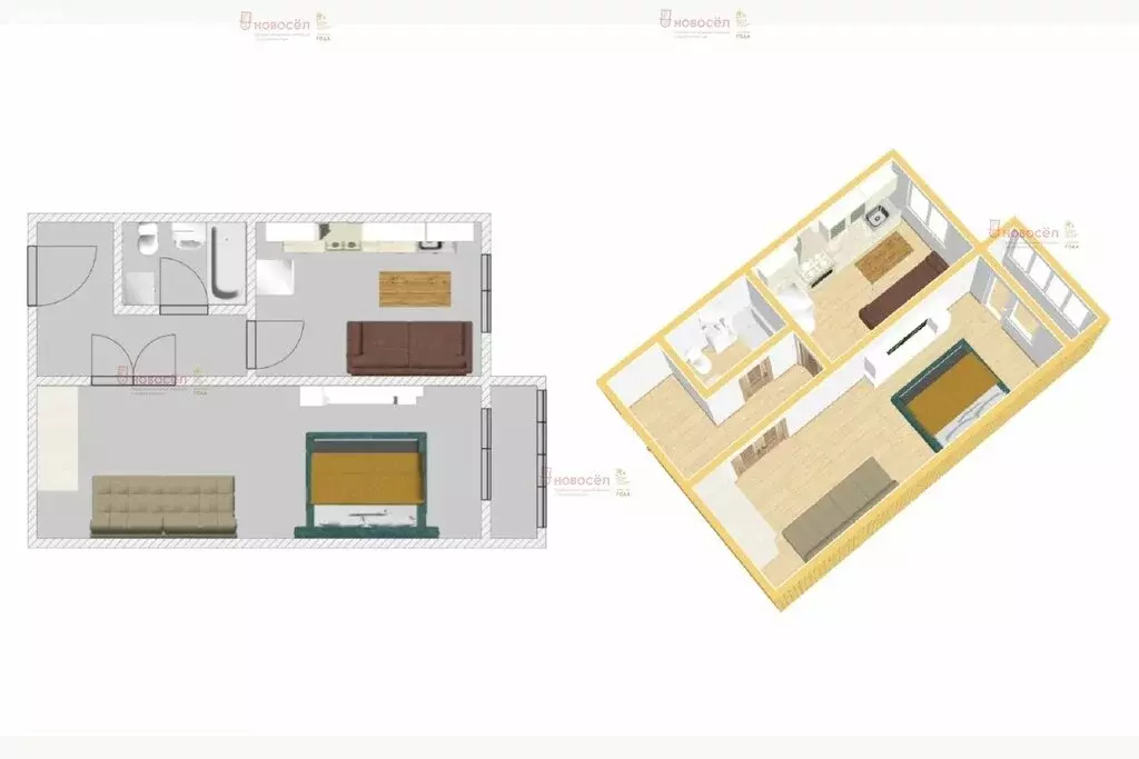 1-комнатная квартира: Екатеринбург, улица Павла Шаманова, 5/1 (37 м) - Фото 1