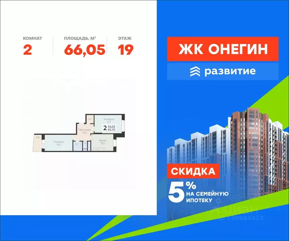 2-к кв. Московская область, Подольск Красная Горка мкр, ул. Садовая, ... - Фото 1