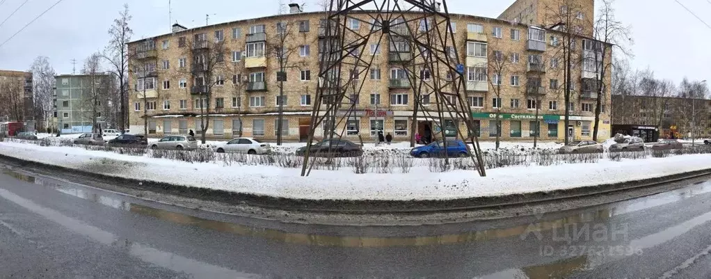 1-к кв. Карелия, Петрозаводск Октябрьский просп., 8 (32.4 м) - Фото 1