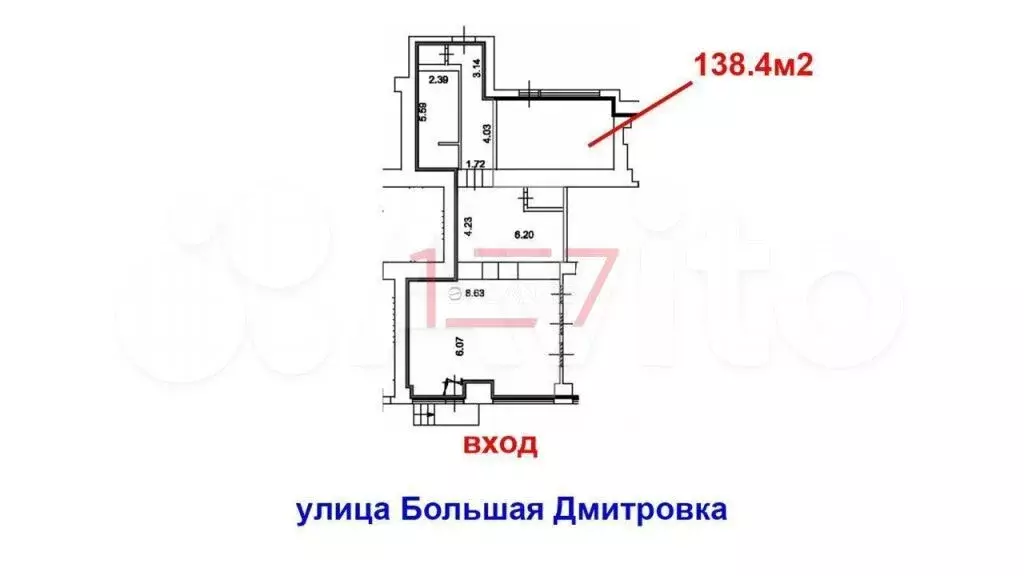 134,8м2, ПСН, трафик - Фото 0