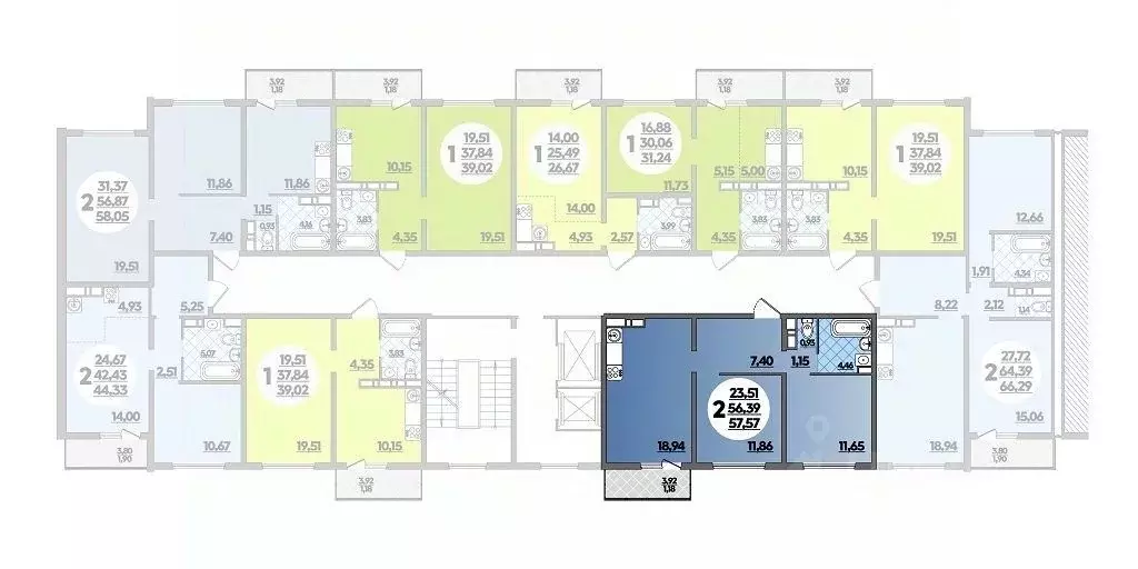 2-к кв. Краснодарский край, Краснодар ул. Генерал-лейтенанта ... - Фото 1