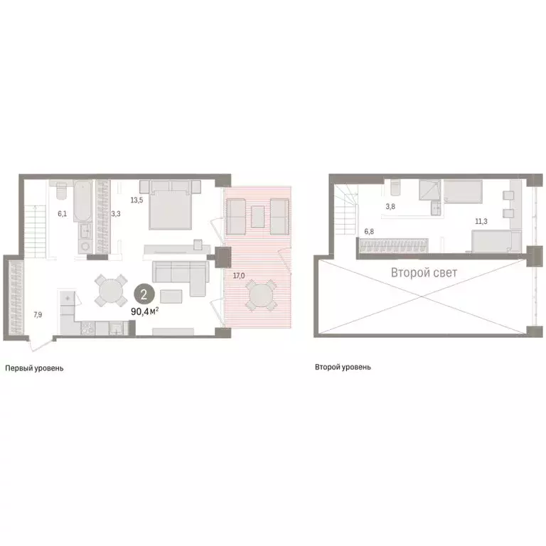 3-комнатная квартира: Тюмень, улица Муравленко, 9к1 (90.35 м) - Фото 2
