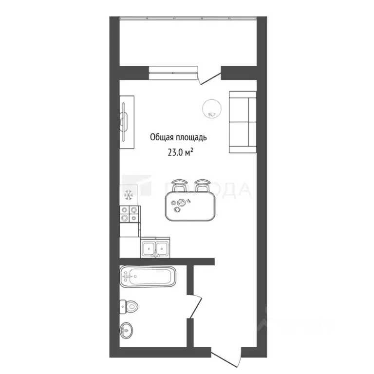 Студия Новосибирская область, Новосибирск ул. Авиастроителей, 11/1 ... - Фото 1