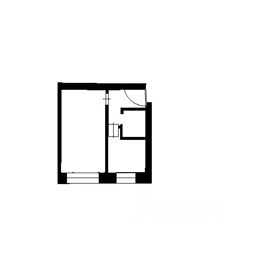 1-к кв. Башкортостан, Уфа Интернациональная ул., 29 (30.9 м) - Фото 1