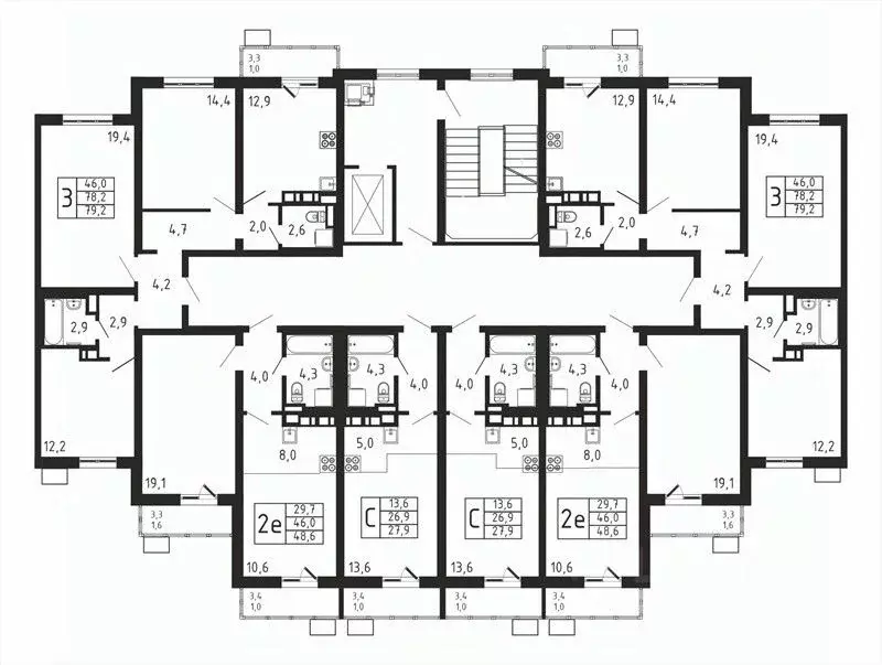3-к кв. Московская область, Мытищи городской округ, д. Пирогово ... - Фото 1