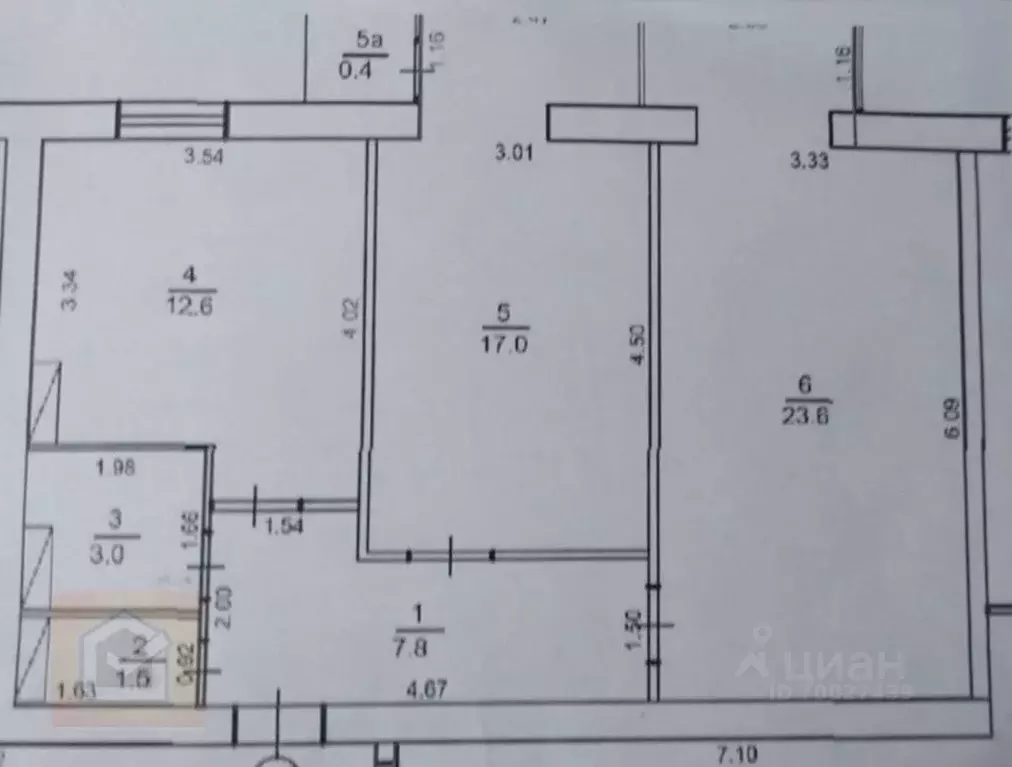 2-к кв. Крым, Евпатория ул. Чапаева, 95 (66.0 м) - Фото 1