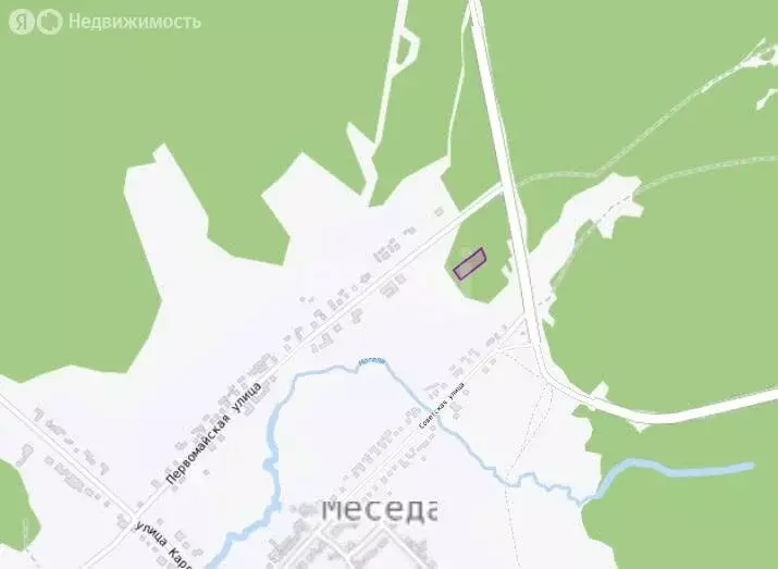Участок в село Меседа, Первомайская улица (20 м) - Фото 2