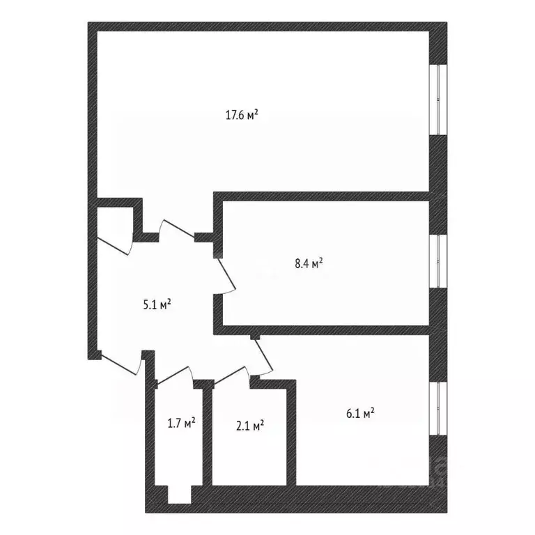 2-к кв. Нижегородская область, Арзамас Парковая ул., 22к2 (41.1 м) - Фото 2
