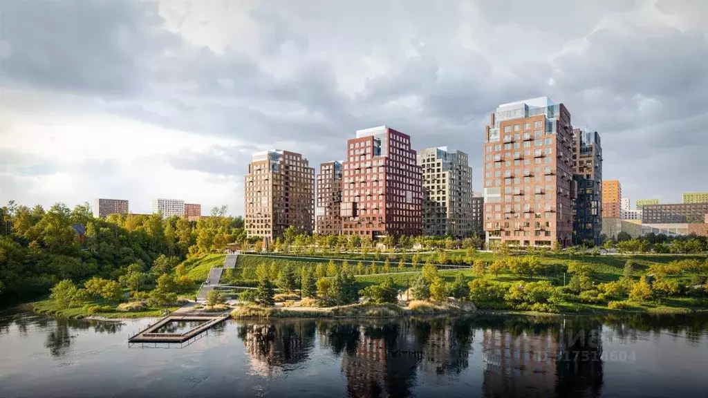 3-к кв. Москва Бунинская Набережная жилой комплекс (69.5 м) - Фото 1