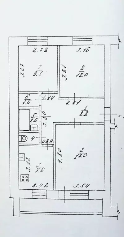 3-к кв. Тверская область, Конаково ул. Крупской, 3 (60.0 м) - Фото 0