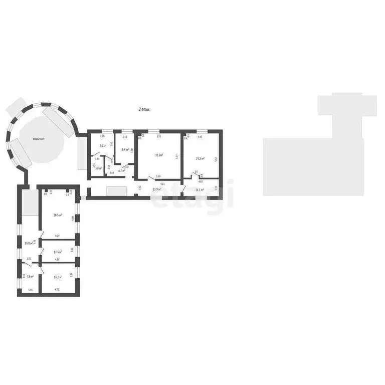 Офис (834.8 м) - Фото 1