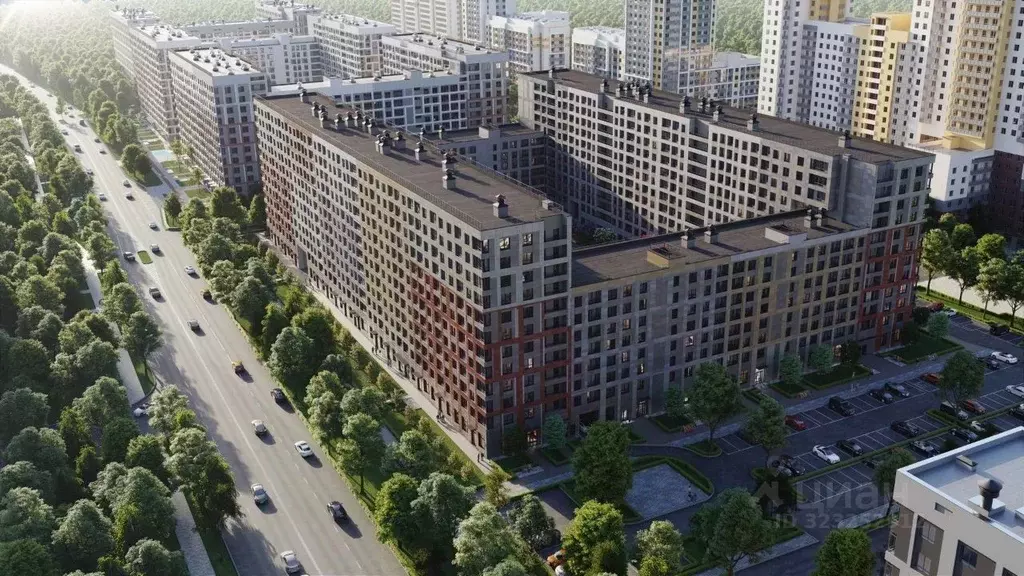 3-к кв. Санкт-Петербург ул. Среднерогатская, 11к2 (67.4 м) - Фото 2