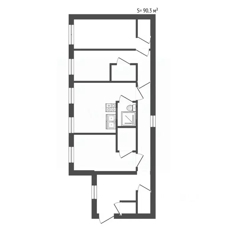 4-к кв. Санкт-Петербург наб. Канала Грибоедова, 12 (90.3 м) - Фото 2