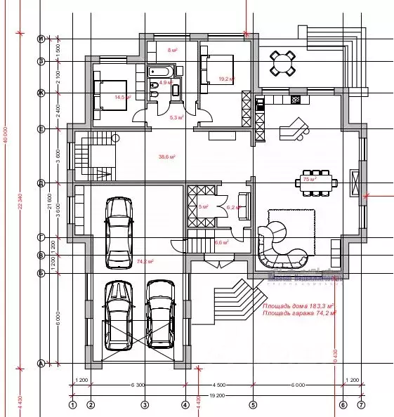 Дом в Алтайский край, Первомайский район, с. Фирсово ул. Лесная, 38 ... - Фото 2