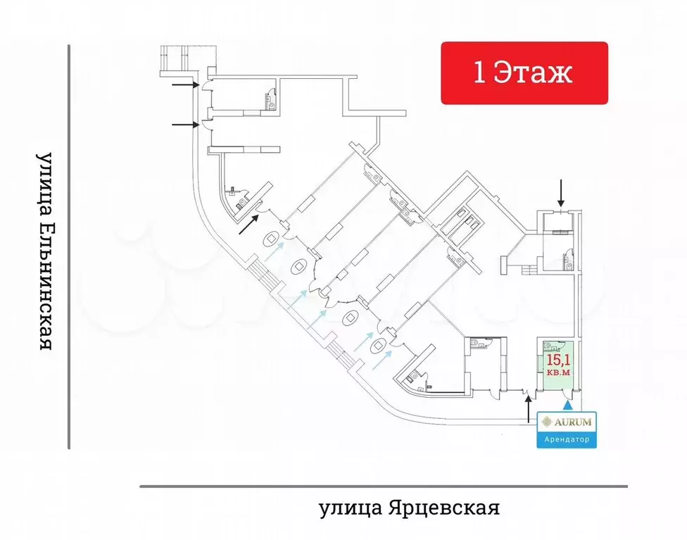 Продажа габ - Ломбард  Aurum - 15,1 м - Фото 0
