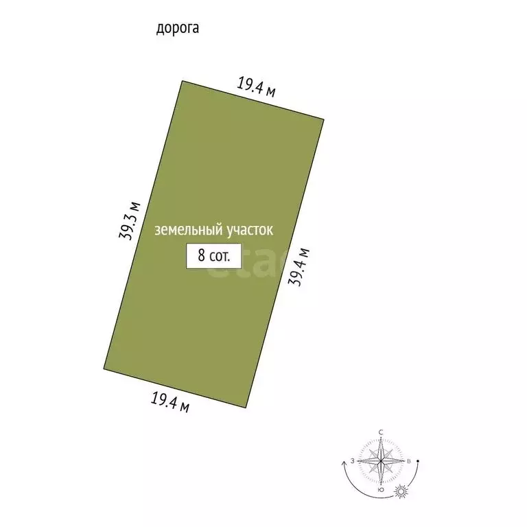 Участок в Костромской район, Бакшеевское сельское поселение, СНТ ... - Фото 1