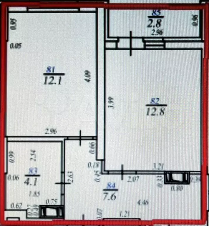 1-к. квартира, 40 м, 3/16 эт. - Фото 1